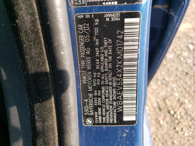 Photo 11 VIN: WBAEV534X2KM01742 - BMW 330 I 