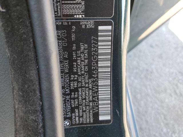 Photo 11 VIN: WBAEW53463PG23277 - BMW 3 SERIES 