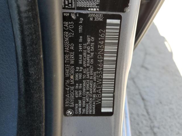 Photo 12 VIN: WBAEW53464PN34162 - BMW 3 SERIES 