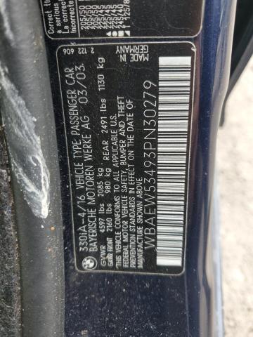 Photo 11 VIN: WBAEW53493PN30279 - BMW 330 XI 