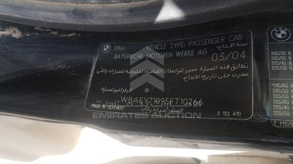 Photo 1 VIN: WBAEY71095FT10266 - BMW 318I 