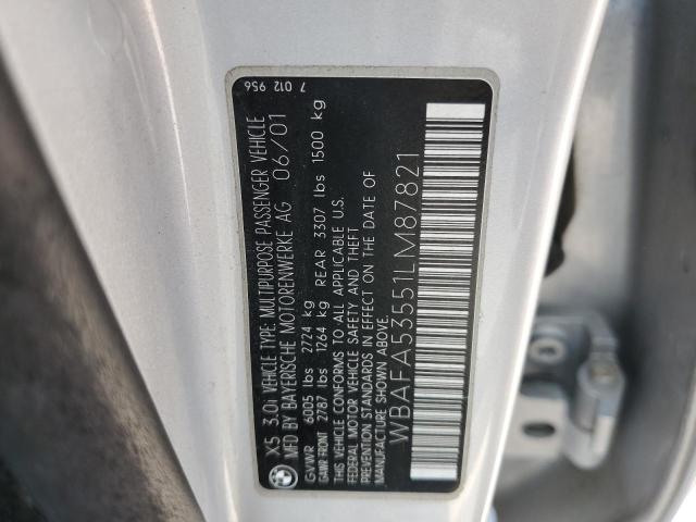 Photo 12 VIN: WBAFA53551LM87821 - BMW X5 