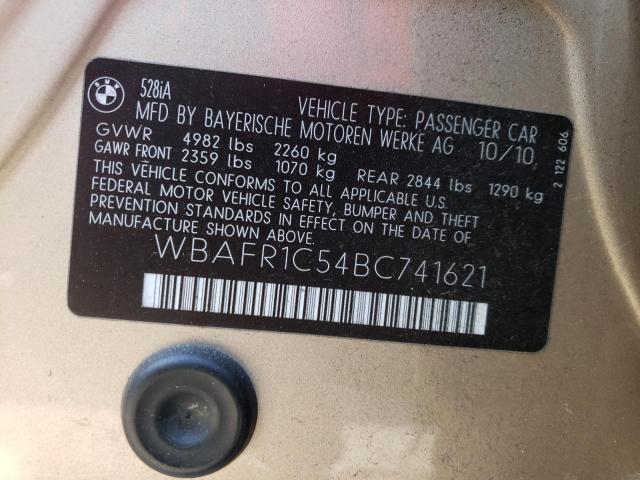 Photo 11 VIN: WBAFR1C54BC741621 - BMW 528 I 