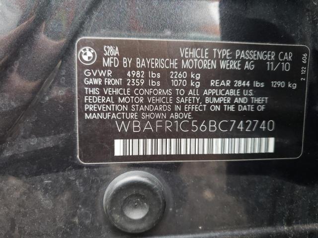 Photo 9 VIN: WBAFR1C56BC742740 - BMW 528 I 