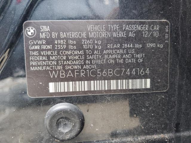 Photo 11 VIN: WBAFR1C56BC744164 - BMW 5 SERIES 