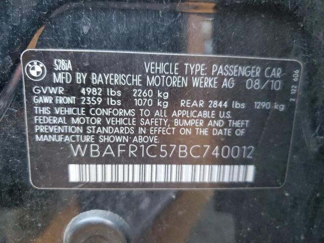 Photo 11 VIN: WBAFR1C57BC740012 - BMW 528 I 