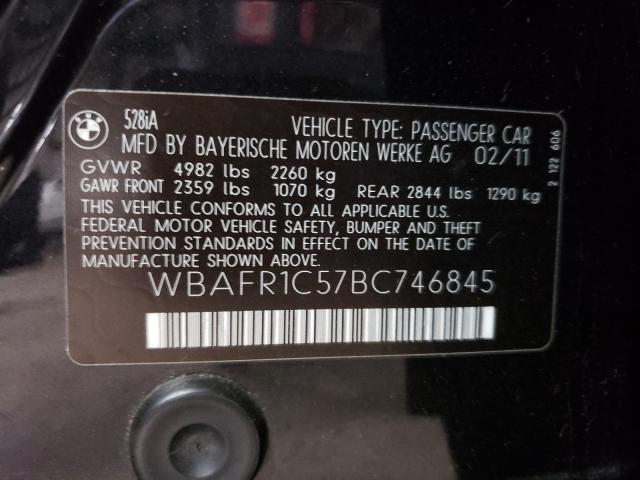 Photo 9 VIN: WBAFR1C57BC746845 - BMW 528 I 