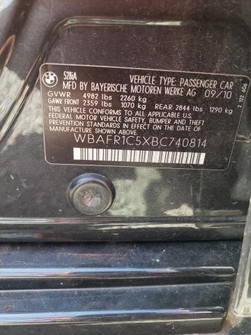 Photo 9 VIN: WBAFR1C5XBC740814 - BMW 528 I 