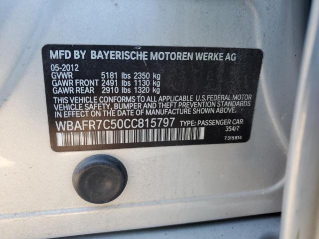 Photo 11 VIN: WBAFR7C50CC815797 - BMW 5 SERIES 