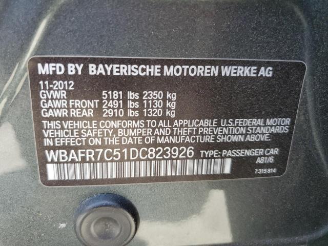 Photo 11 VIN: WBAFR7C51DC823926 - BMW 5 SERIES 