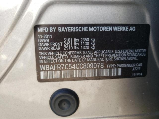 Photo 11 VIN: WBAFR7C54CC809078 - BMW 535 I 