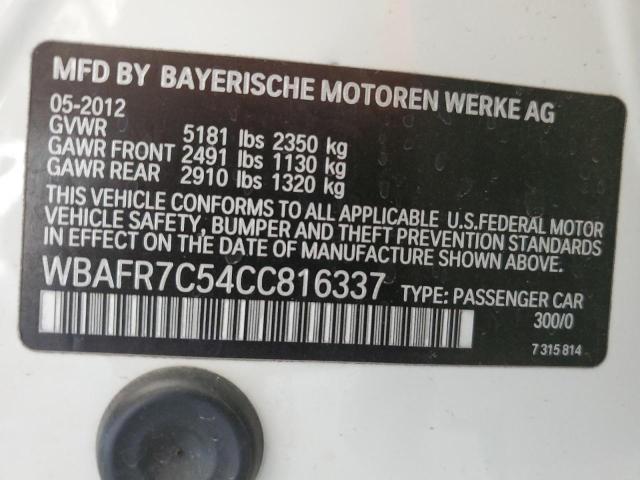 Photo 11 VIN: WBAFR7C54CC816337 - BMW 535 I 