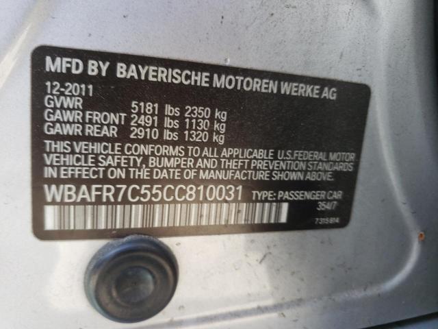 Photo 9 VIN: WBAFR7C55CC810031 - BMW 535 I 