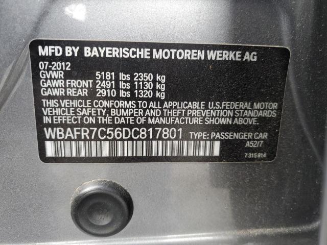 Photo 11 VIN: WBAFR7C56DC817801 - BMW 5 SERIES 