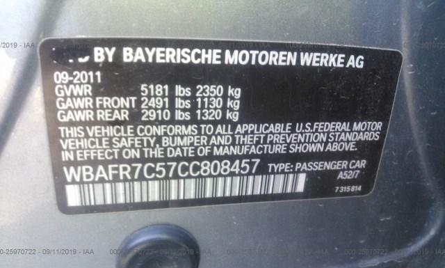 Photo 8 VIN: WBAFR7C57CC808457 - BMW 535I 