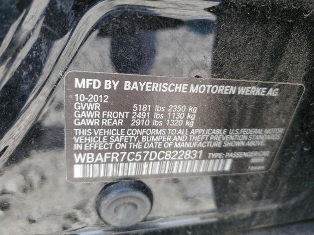 Photo 11 VIN: WBAFR7C57DC822831 - BMW 5 SERIES 