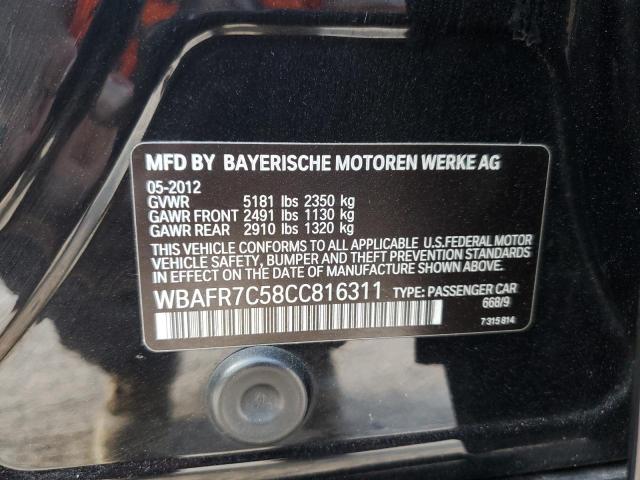 Photo 11 VIN: WBAFR7C58CC816311 - BMW 5 SERIES 