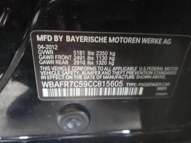 Photo 9 VIN: WBAFR7C59CC815605 - BMW 535 I 