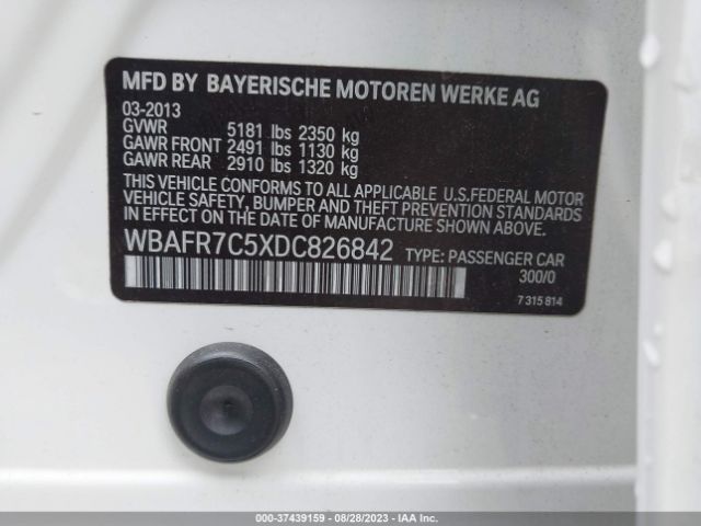 Photo 8 VIN: WBAFR7C5XDC826842 - BMW 535I 