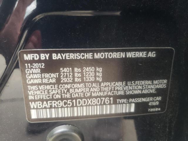 Photo 9 VIN: WBAFR9C51DDX80761 - BMW 550 I 