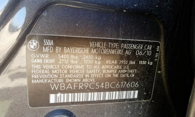 Photo 9 VIN: WBAFR9C54BC617606 - BMW 550 