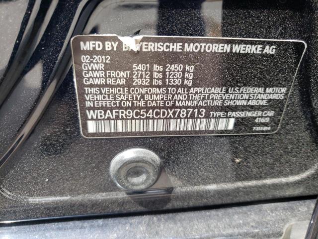 Photo 9 VIN: WBAFR9C54CDX78713 - BMW 550 I 