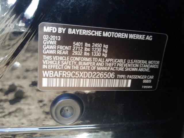 Photo 9 VIN: WBAFR9C5XDD226506 - BMW 550 I 