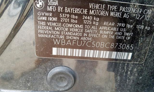 Photo 9 VIN: WBAFU7C50BC873065 - BMW 535 