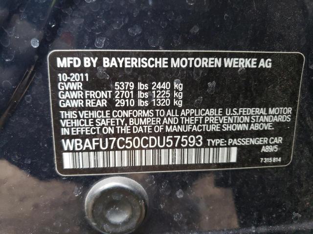 Photo 9 VIN: WBAFU7C50CDU57593 - BMW 535 XI 