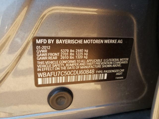 Photo 9 VIN: WBAFU7C50CDU60848 - BMW 535 XI 