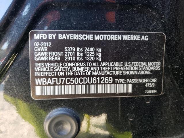 Photo 11 VIN: WBAFU7C50CDU61269 - BMW 5 SERIES 