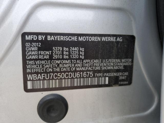 Photo 11 VIN: WBAFU7C50CDU61675 - BMW 535 XI 