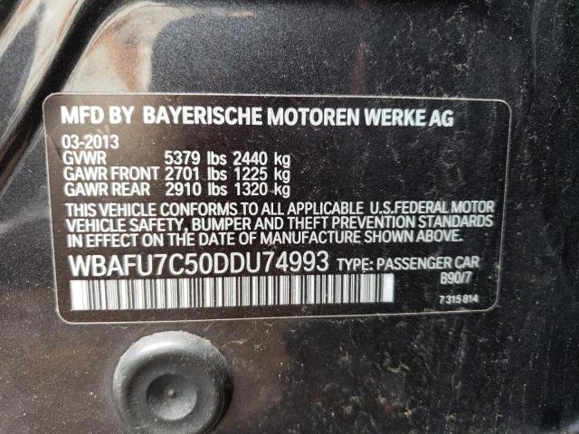 Photo 11 VIN: WBAFU7C50DDU74993 - BMW 5 SERIES 