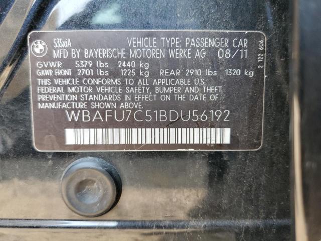 Photo 9 VIN: WBAFU7C51BDU56192 - BMW 535 XI 