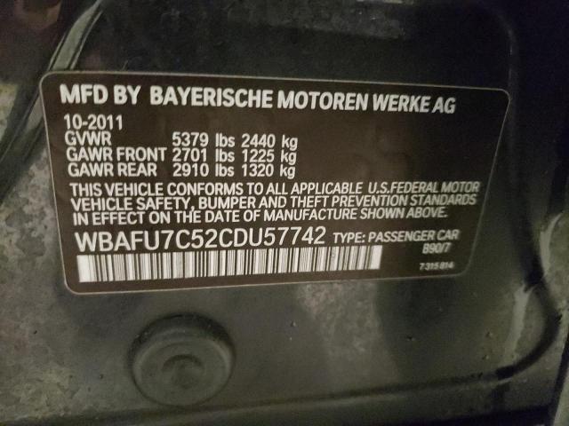 Photo 11 VIN: WBAFU7C52CDU57742 - BMW 535 XI 