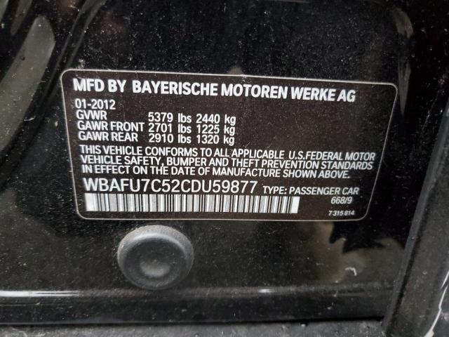 Photo 11 VIN: WBAFU7C52CDU59877 - BMW 535 XI 