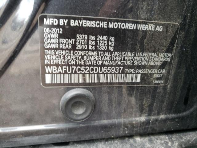 Photo 11 VIN: WBAFU7C52CDU65937 - BMW 5 SERIES 