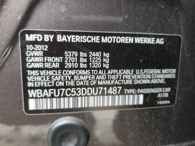 Photo 11 VIN: WBAFU7C53DDU71487 - BMW 5 SERIES 