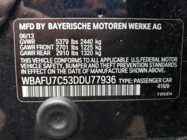 Photo 11 VIN: WBAFU7C53DDU77936 - BMW 5 SERIES 