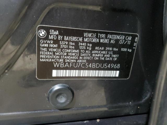 Photo 11 VIN: WBAFU7C54BDU54968 - BMW 5 SERIES 