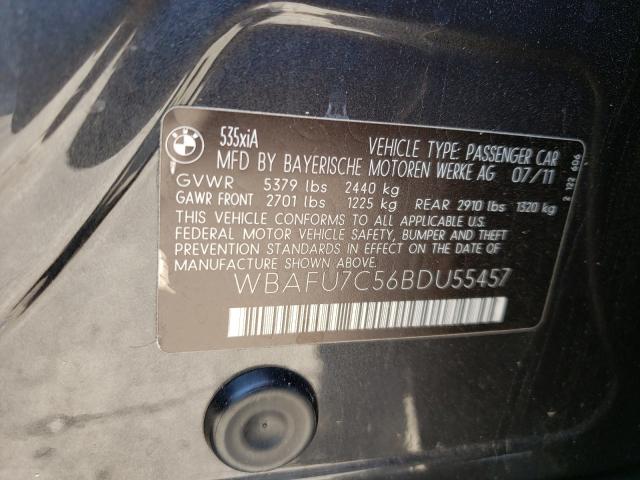 Photo 9 VIN: WBAFU7C56BDU55457 - BMW 535 XI 