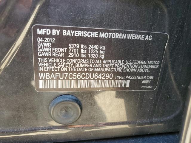 Photo 11 VIN: WBAFU7C56CDU64290 - BMW 535 XI 