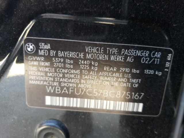 Photo 11 VIN: WBAFU7C57BC875167 - BMW 5 SERIES 