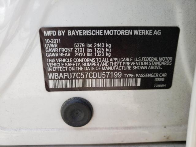 Photo 9 VIN: WBAFU7C57CDU57199 - BMW 535 XI 