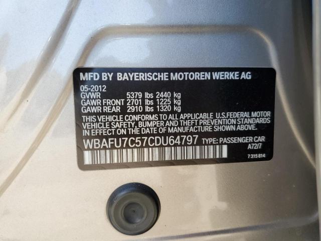 Photo 11 VIN: WBAFU7C57CDU64797 - BMW 535XI 