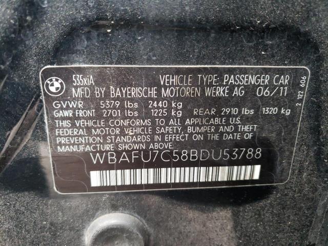 Photo 11 VIN: WBAFU7C58BDU53788 - BMW 5ER 