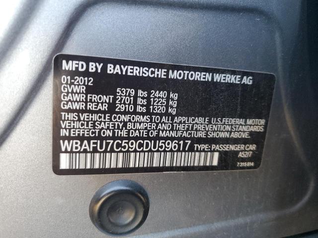 Photo 11 VIN: WBAFU7C59CDU59617 - BMW 535 XI 