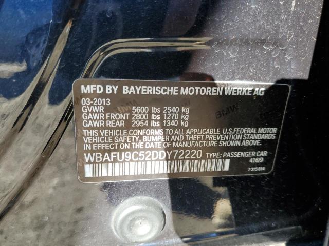 Photo 9 VIN: WBAFU9C52DDY72220 - BMW 550 XI 