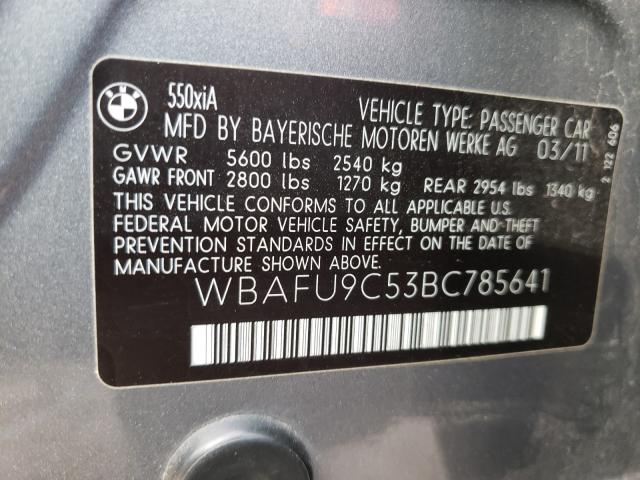 Photo 9 VIN: WBAFU9C53BC785641 - BMW 550 XI 