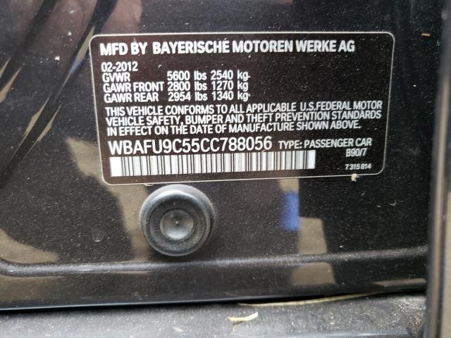 Photo 9 VIN: WBAFU9C55CC788056 - BMW 550 XI 